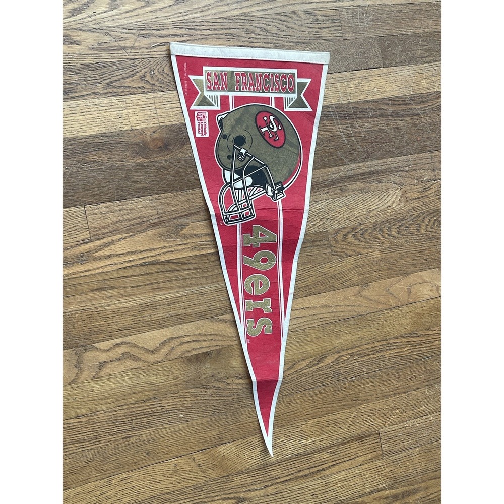 Vintage San Francisco NFL Full Size Felt Pennant‎